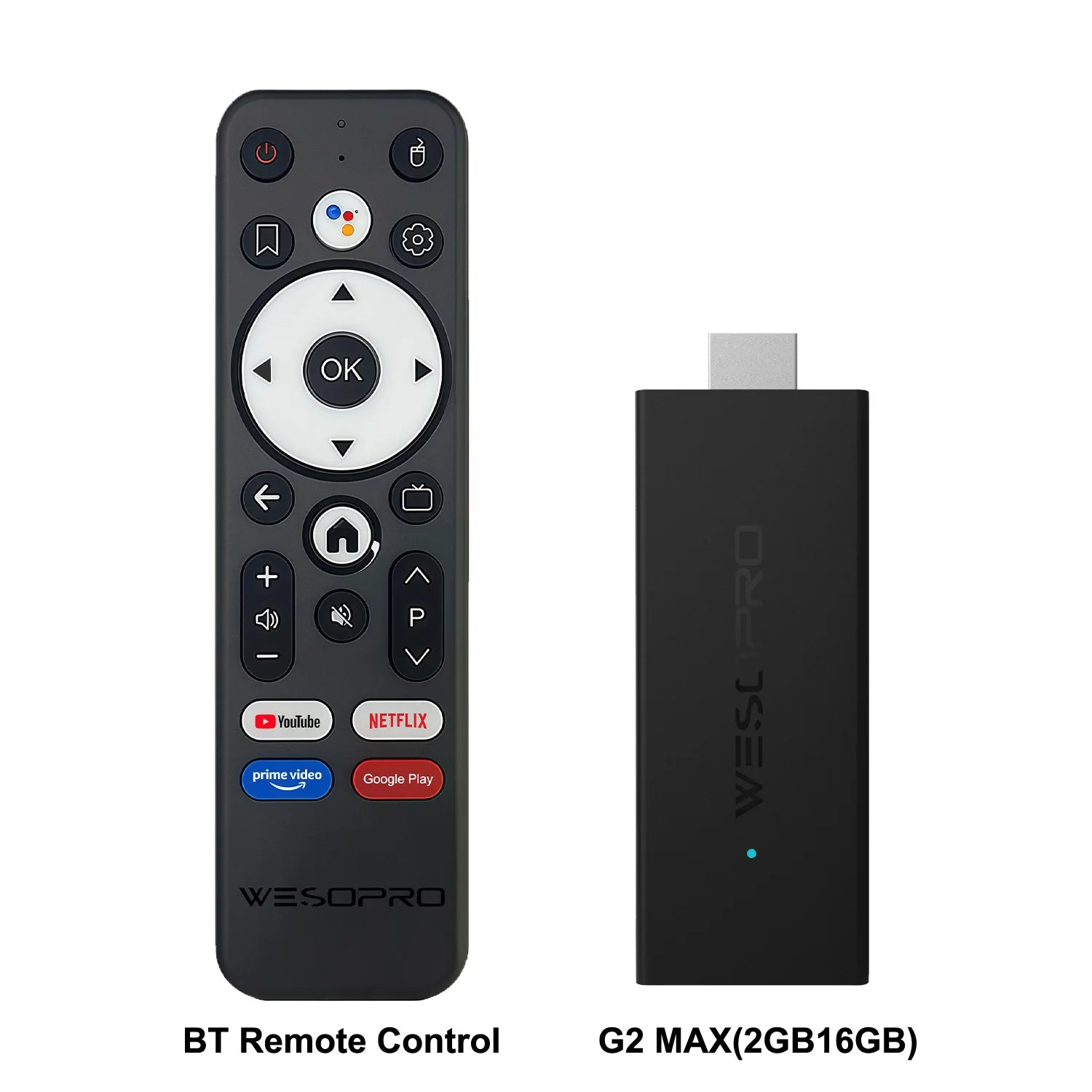 4K Android TV Streaming Stick - Smart HDMI Dongle