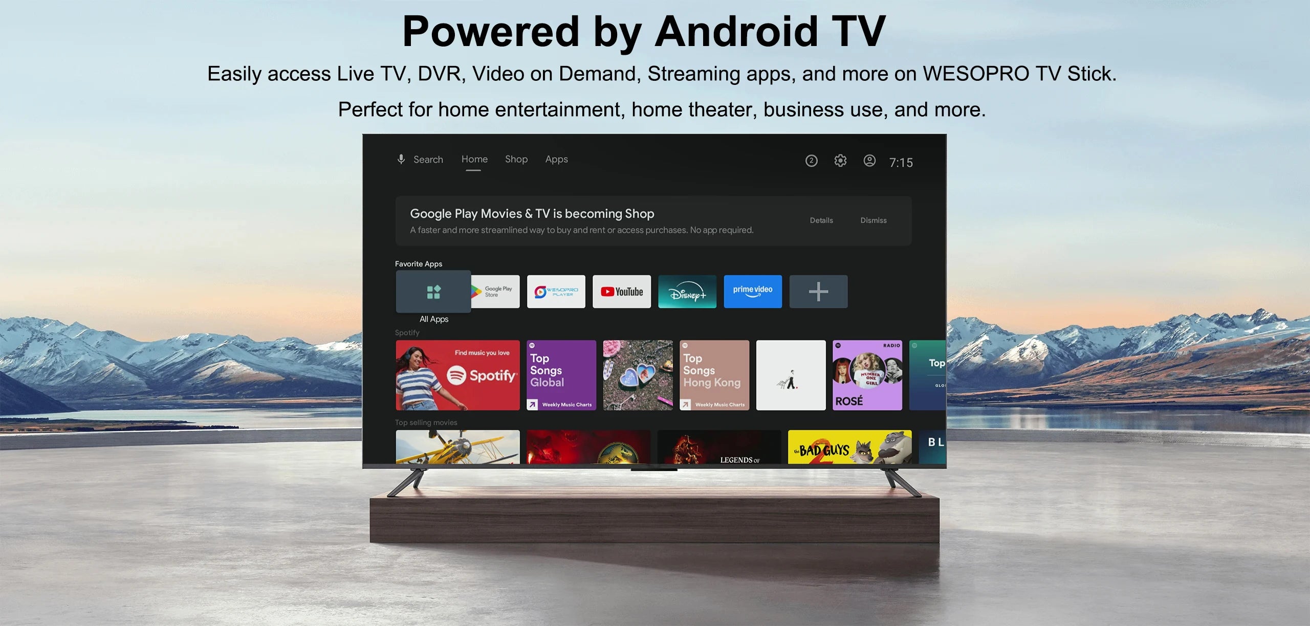 4K Android TV Streaming Stick - Smart HDMI Dongle