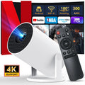 4K Mini Projector - Portable Home Theater with WiFi & Bluetooth