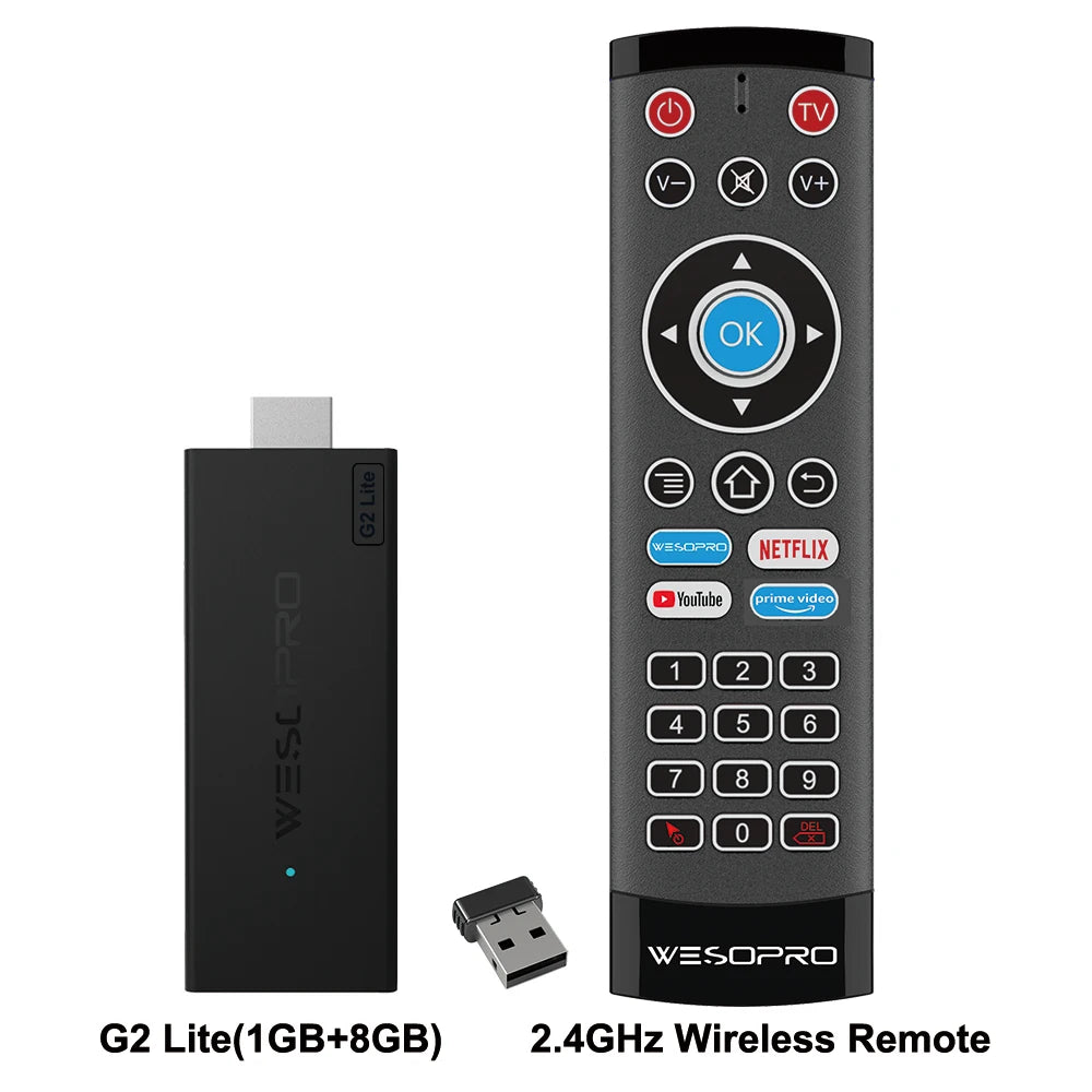 4K Android TV Streaming Stick - Smart HDMI Dongle