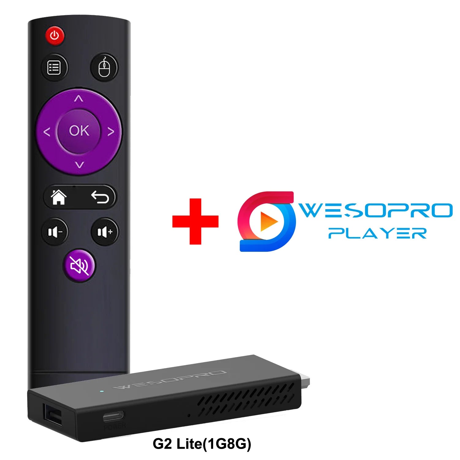 4K Android TV Streaming Stick - Smart HDMI Dongle