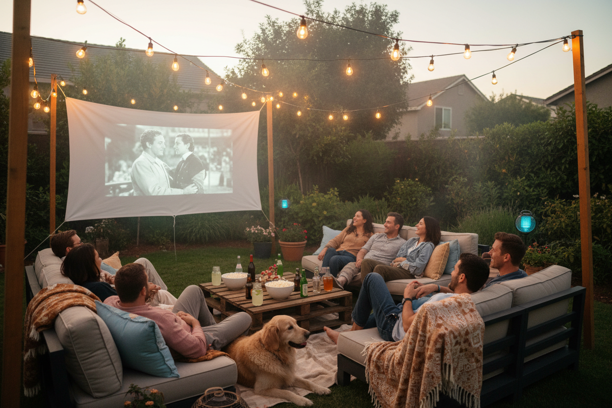 Backyard Movie Night